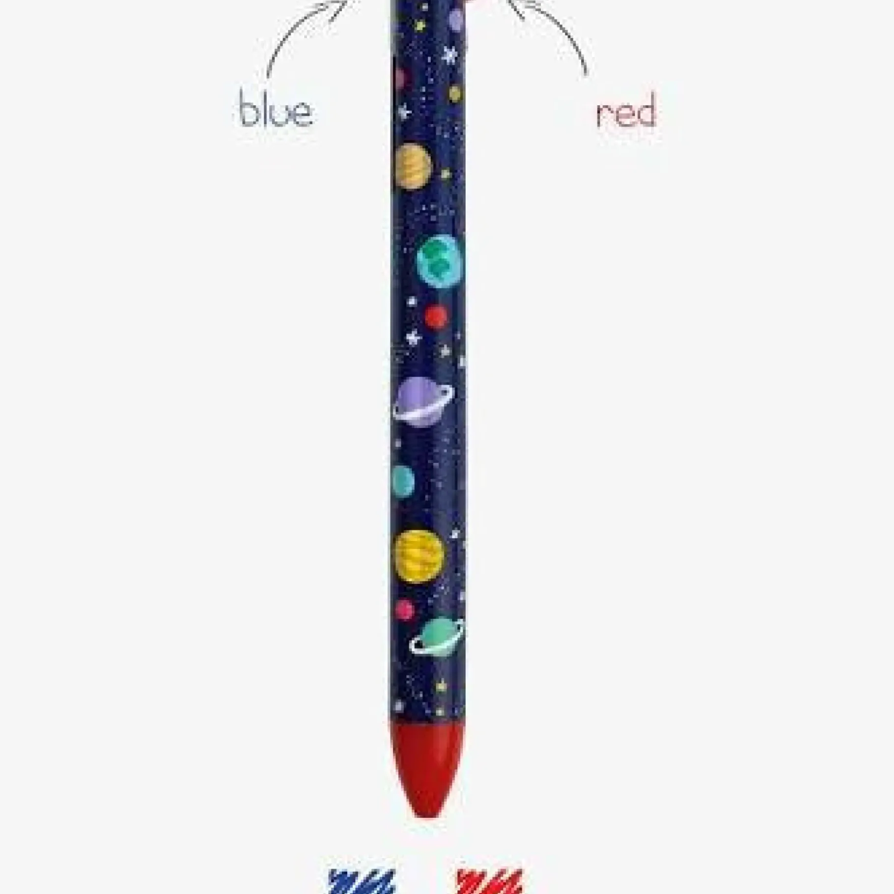 Space Click&Clack Two Colour Pen